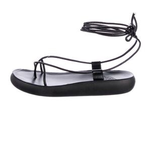 Ancient Greek Sandals Black Strappy Sandals